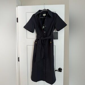 Tuckernuck Navy Jacqueline Maxi Dress